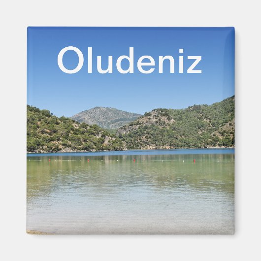 Strand von Oludeniz in der Türkei Magnet (Vorne)