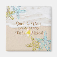 Strand von Pix Dezines, Seestern und Plumeria Save