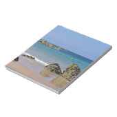 Strand von Plévenon in Frankreich Notizblock (Rotiert)