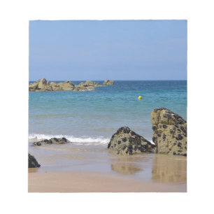 Strand von Plévenon in Frankreich Notizblock