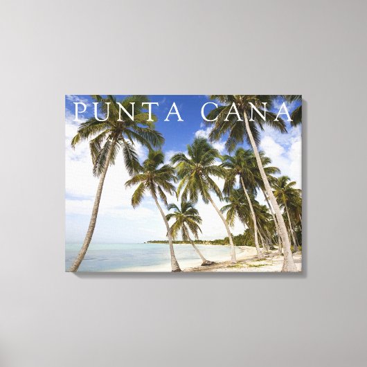 Strand von Punta Cana | Dominikanische Republik Leinwanddruck (Vorderseite)