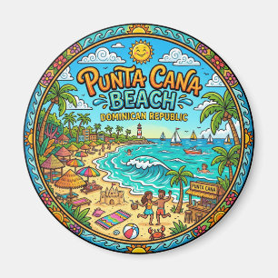 Strand von Punta Cana Dominikanische Republik Magnet
