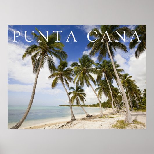 Strand von Punta Cana | Dominikanische Republik Poster (Vorne)