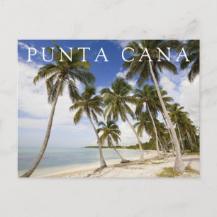 Strand von Punta Cana   Happy Birthday Postkarte