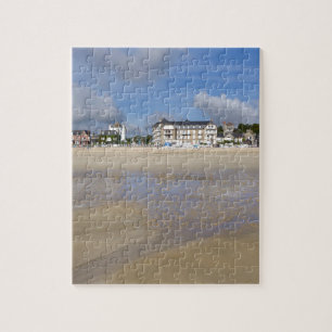 Strand von Saint-Cast-le-Guildo in Frankreich Puzzle