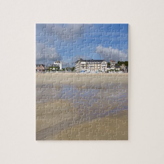 Strand von Saint-Cast-le-Guildo in Frankreich Puzzle (Vertikal)