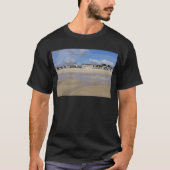 Strand von Saint-Cast-le-Guildo in Frankreich T-Shirt (Vorderseite)