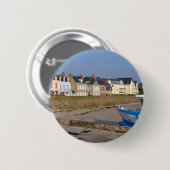 Strand von Saint-Vaast-la-Hougue Button (Vorne & Hinten)