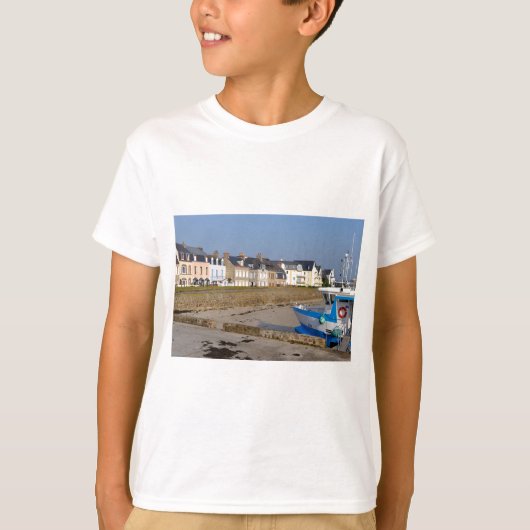 Strand von Saint-Vaast-la-Hougue T-Shirt (Vorderseite)