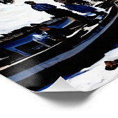 Strand von Sainte-Adresse Poster (Ecke)