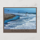 Strand von San Francisco 2021 Postkarte (Vorderseite)