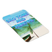 Strand von São Tomé und Principé Magnet (Rechte Seite)