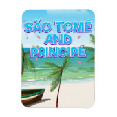 Strand von São Tomé und Principé Magnet (Vertikal)