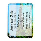 Strand von St. George Bermuda Save the Date Magnet (Vertikal)