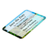 Strand von St. George Bermuda Save the Date Magnet (Linke Seite)