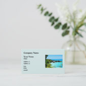 Strand von St. George Bermuda Visitenkarte (Stehend Vorderseite)