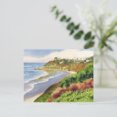 Strand von Swami Encinitas Postkarte (Stehend Vorderseite)