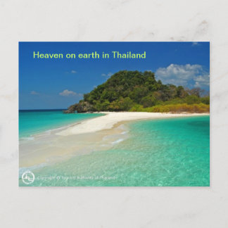 Strand von Thailand Postkarte