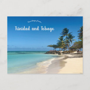Strand von Trinidad und Tobago Postkarte