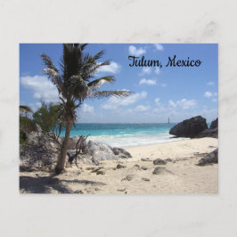 Strand von Tulum, Mexiko - Urlaub - Sonne - Postka Postkarte