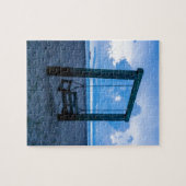 Strand von Tybeen - Ozean vor Abend Puzzle (Horizontal)