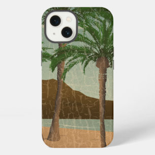 Strand von Waikiki Vintage-Postkarte mit distresse iPhone 13 Hülle