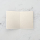 Strand von Watercolor Blue Ocean Dankeskarte (Innenseite)