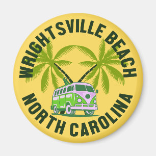 Strand von Wrightsville, North Carolina Magnet