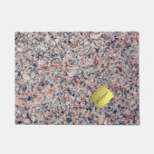 Strand von zerkleinerten Muscheln Fußmatte (Vorderseite)