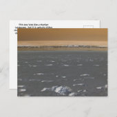 Strand während der Sonnenstrahlen Postkarte (Vorne/Hinten)