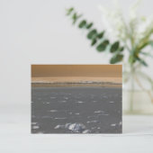 Strand während der Sonnenstrahlen Postkarte (Stehend Vorderseite)