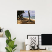 Strand, Wailua, Kauai Poster (Heimbüro)