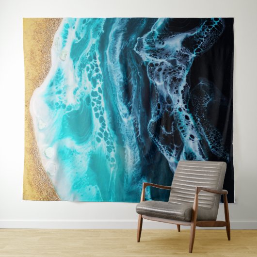 Strand Wandteppich (Beispiel (Horizontal))