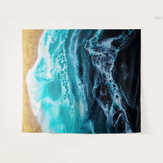 Strand Wandteppich (Vorderseite (Horizontal))