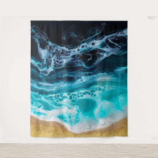 Strand Wandteppich (Vorderseite)