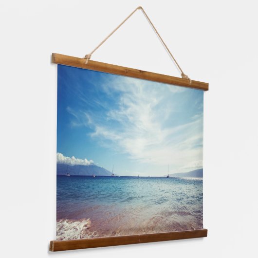 Strand Wandteppich Mit Holzrahmen (Gewinkelt)