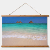 Strand Wandteppich Mit Holzrahmen (Vorne)