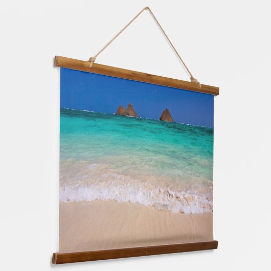 Strand Wandteppich Mit Holzrahmen (Gewinkelt)