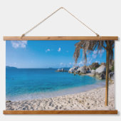 Strand Wandteppich Mit Holzrahmen (Vorne)