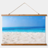 Strand Wandteppich Mit Holzrahmen (Vorne)