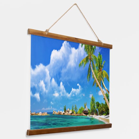 Strand Wandteppich Mit Holzrahmen (Gewinkelt)