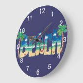 Strand-Wanduhr Große Wanduhr (Winkel)