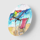 Strand-Wanduhr Runde Wanduhr (Winkel)