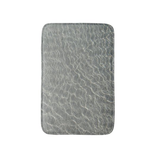 Strand Wasser Ripples & Sand Badematte (Vorderseite Vertikal)