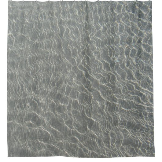 Strand Wasser Ripples & Sand Duschvorhang (Vorderseite)