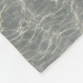 Strand Wasser Ripples & Sand Fleecedecke (Ecke)