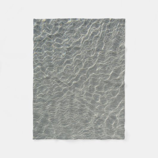 Strand Wasser Ripples & Sand Fleecedecke (Vorderseite)