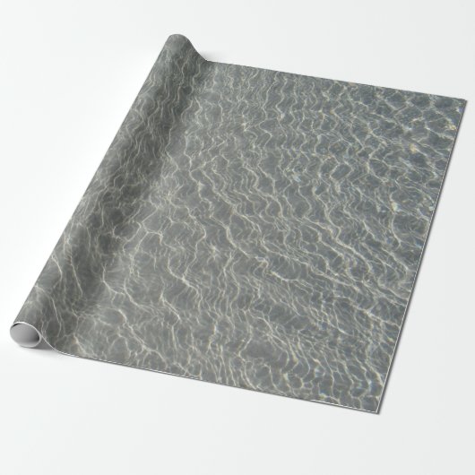 Strand Wasser Ripples & Sand Geschenkpapier (Ungerollt)