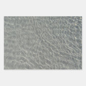 Strand Wasser Ripples & Sand Geschenkpapier Set (Vorderseite)