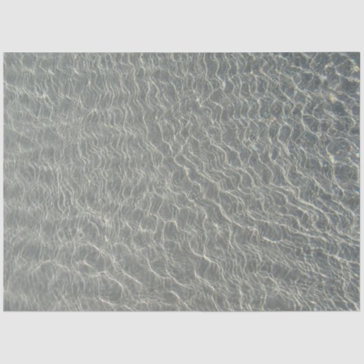 Strand Wasser Ripples & Sand Seidenpapier (Vorderseite)